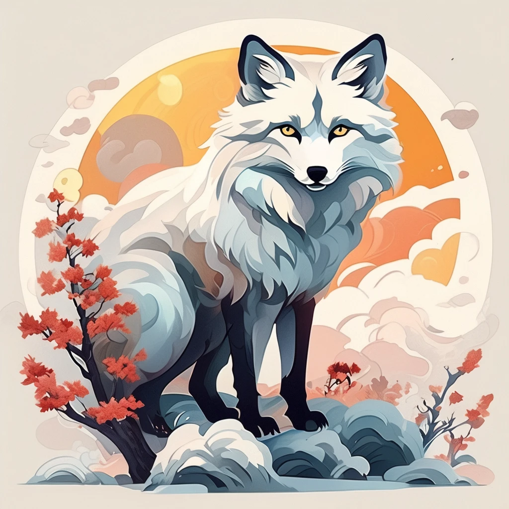 arctic fox/北极狐/ホッキョクギツネ
