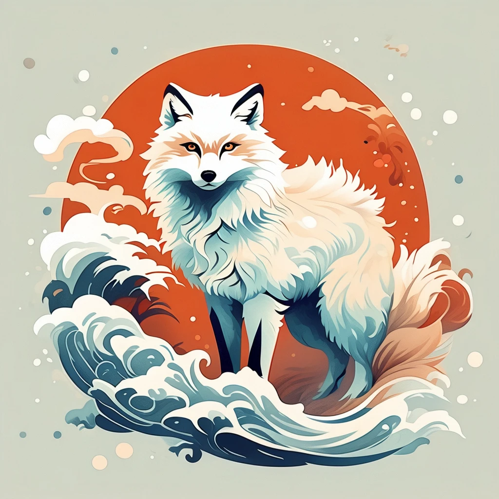 arctic fox/北极狐/ホッキョクギツネ