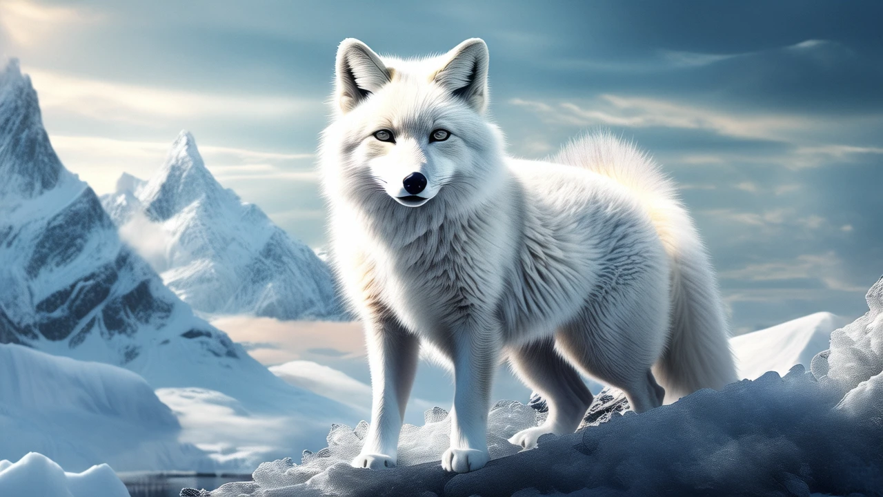 arctic fox/北极狐/ホッキョクギツネ