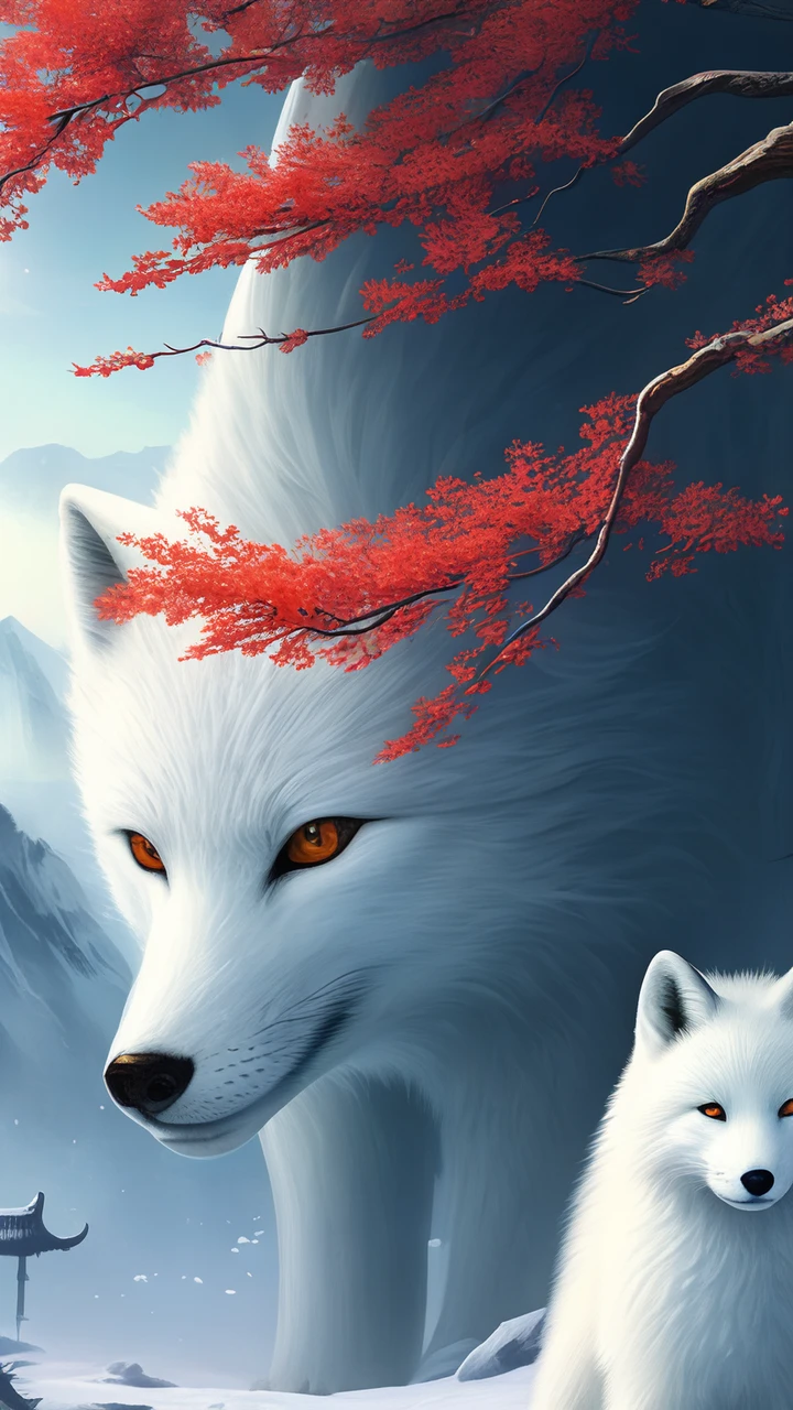 arctic fox/北极狐/ホッキョクギツネ