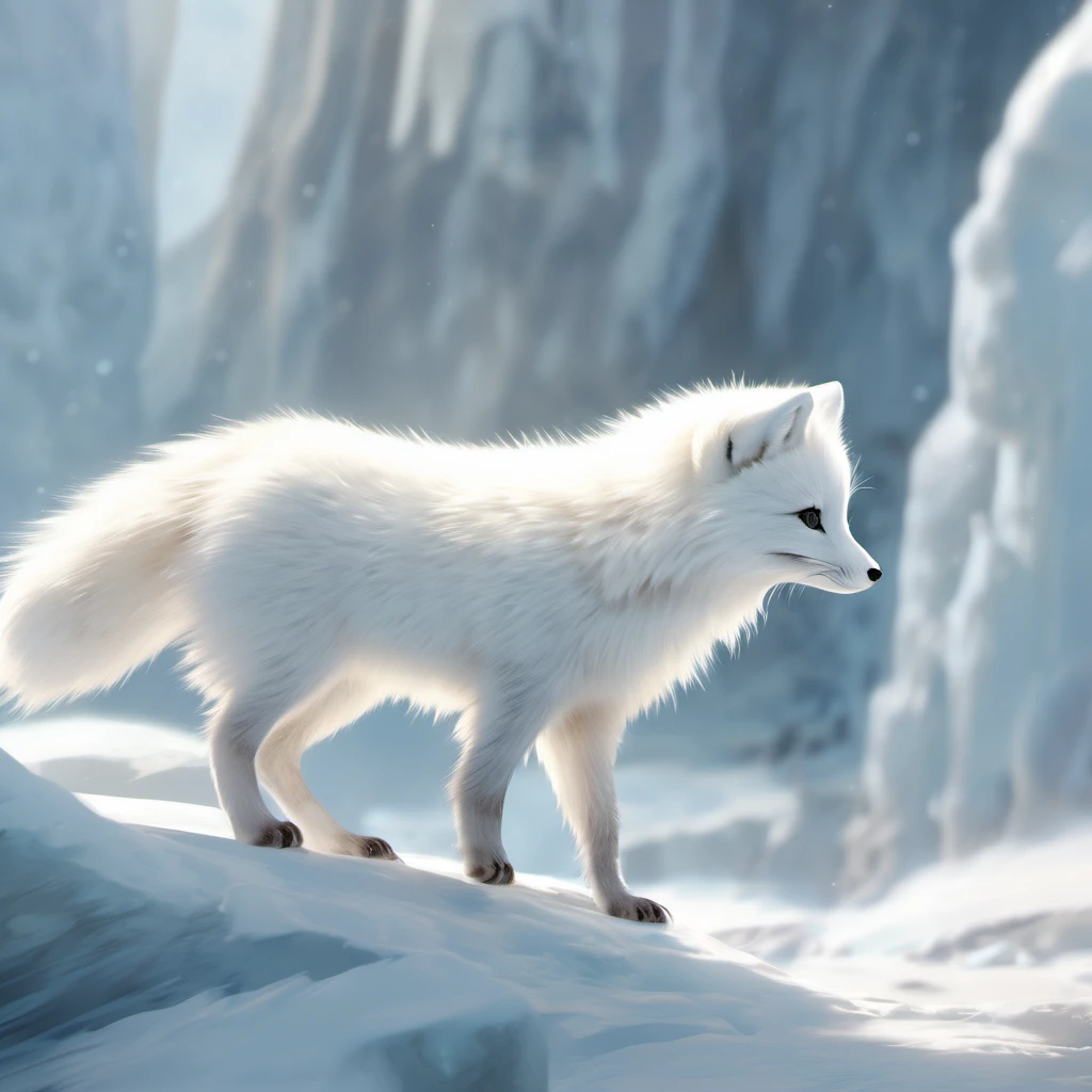 arctic fox/北极狐/ホッキョクギツネ