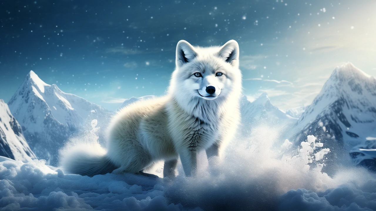 arctic fox/北极狐/ホッキョクギツネ