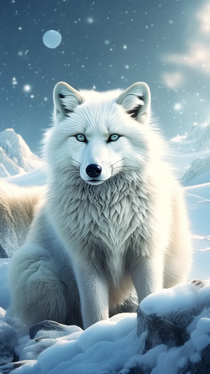 arctic fox/北极狐/ホッキョクギツネ