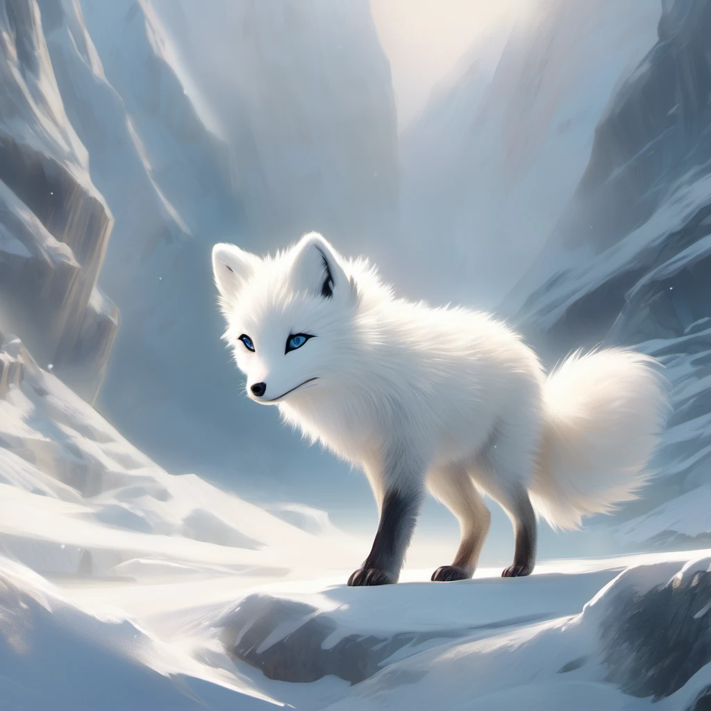 arctic fox/北极狐/ホッキョクギツネ