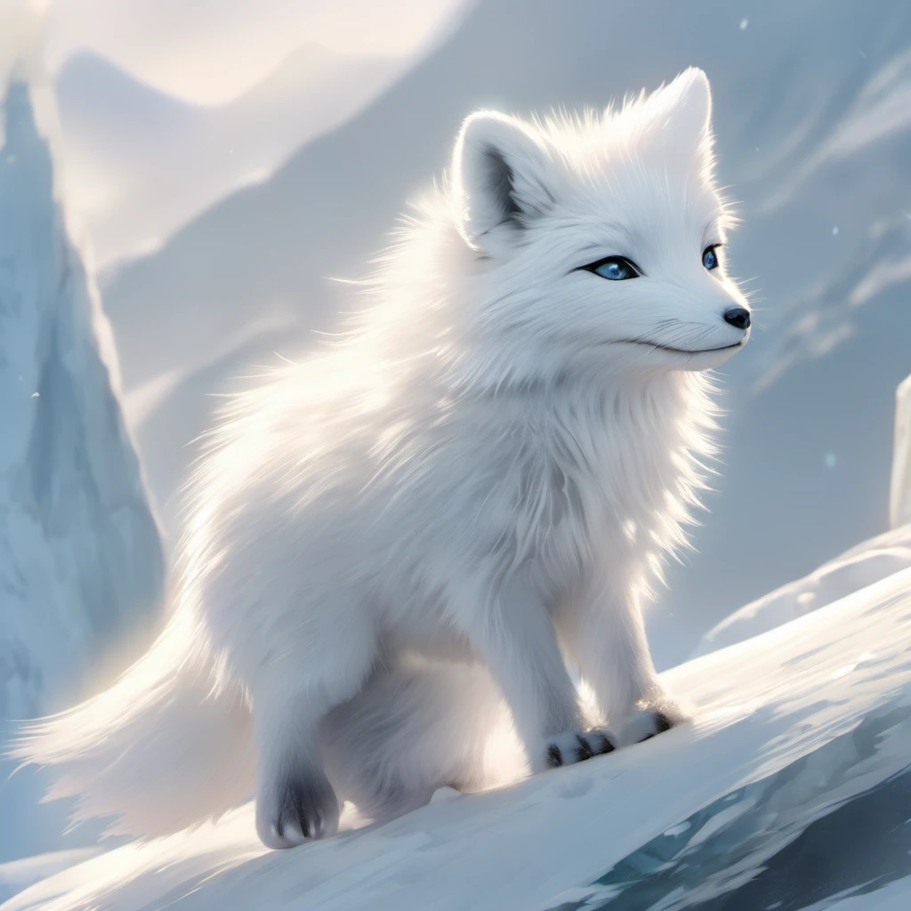 arctic fox/北极狐/ホッキョクギツネ