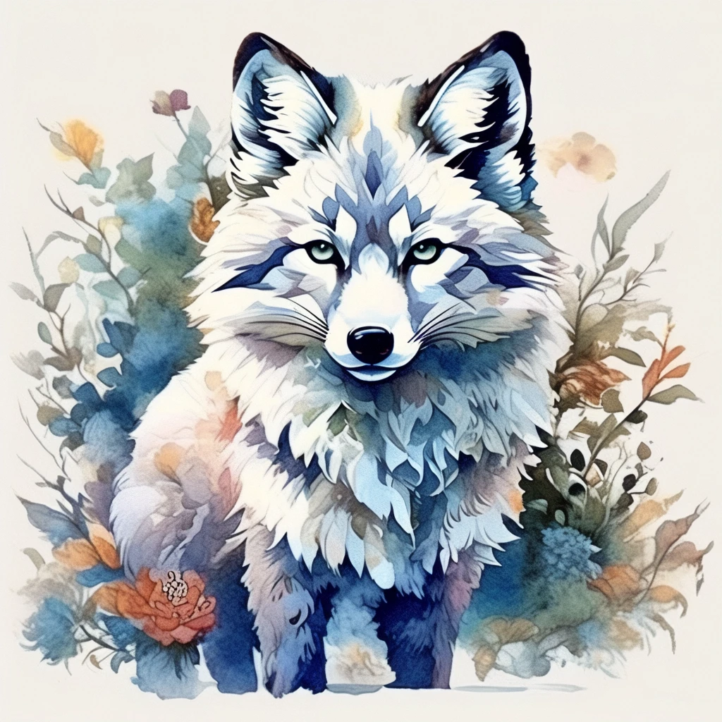 arctic fox/北极狐/ホッキョクギツネ