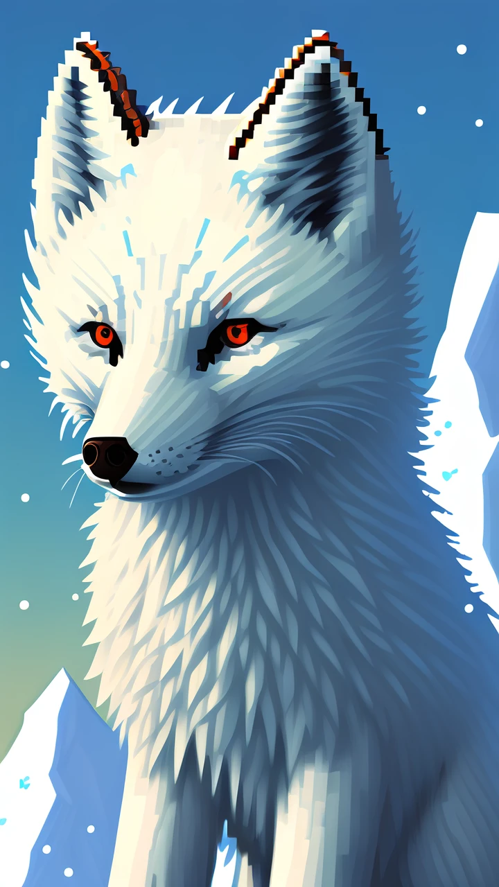 arctic fox/北极狐/ホッキョクギツネ
