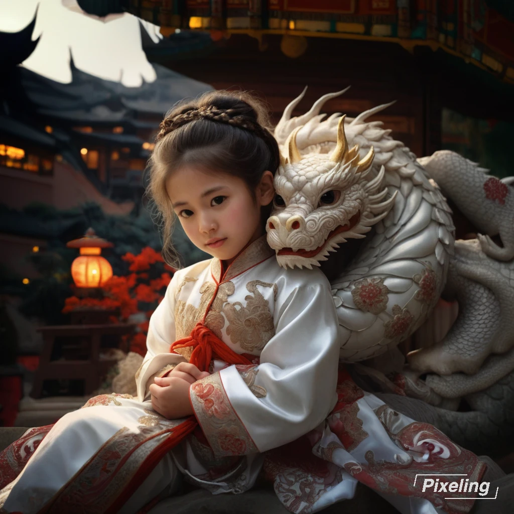 女孩与龙