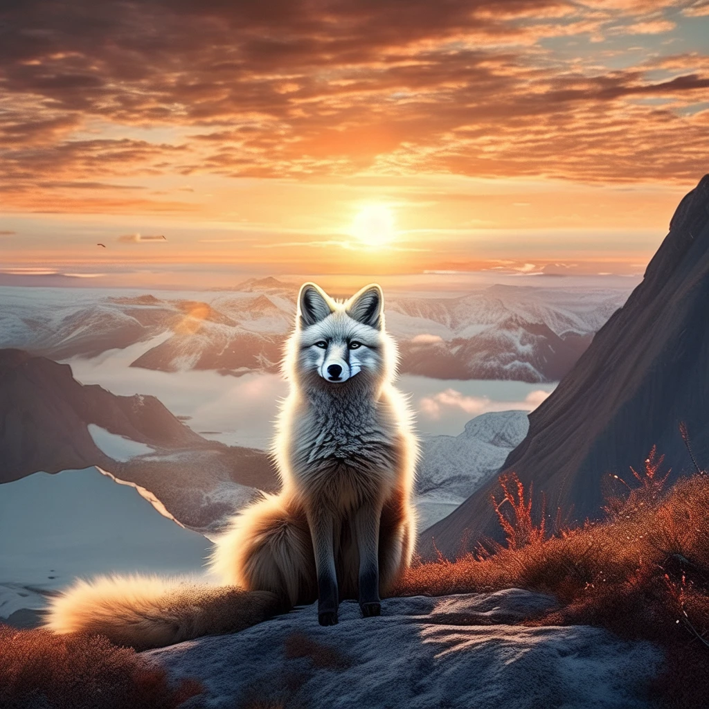 arctic fox/北极狐/ホッキョクギツネ