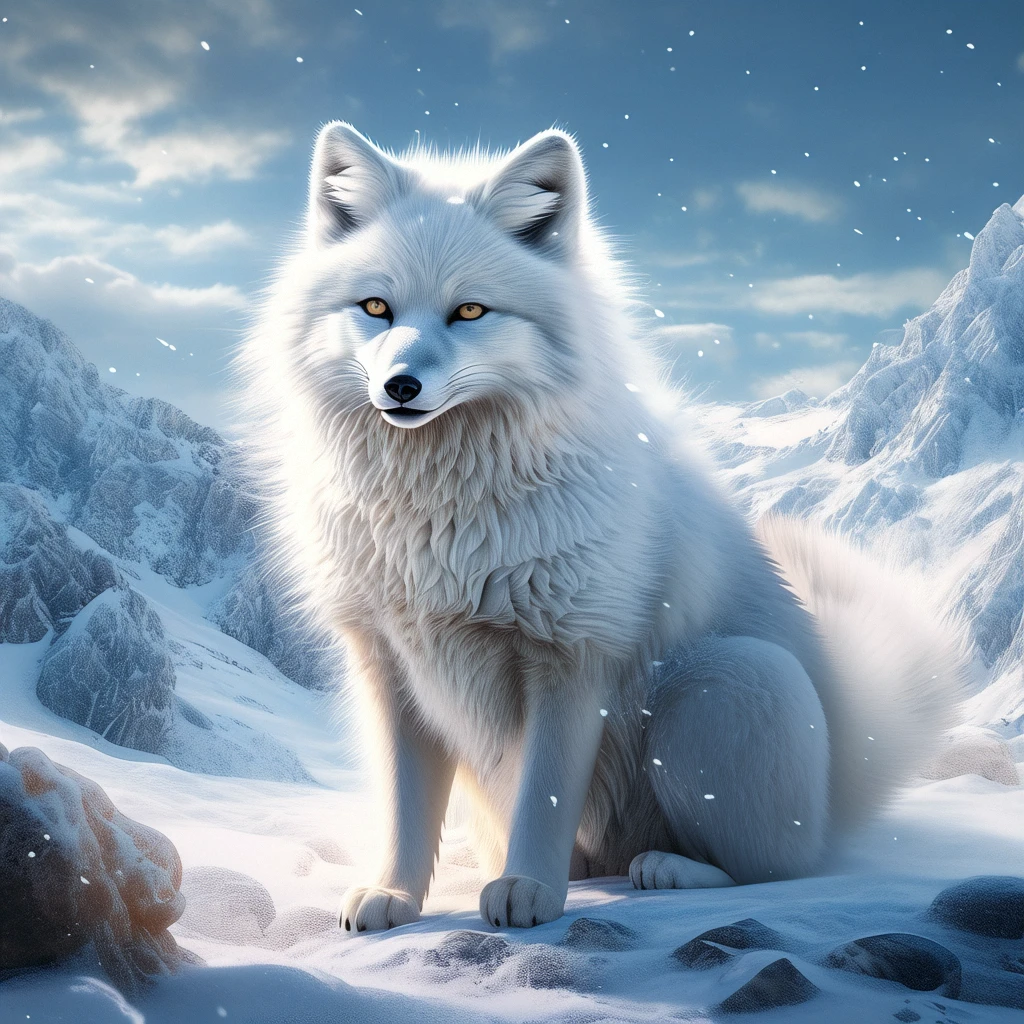 arctic fox/北极狐/ホッキョクギツネ