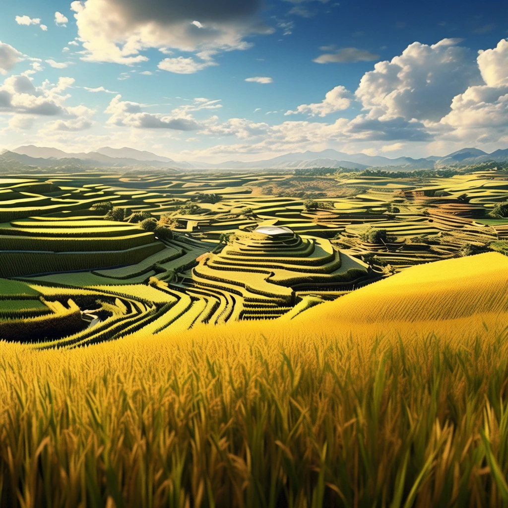 rice paddy/稻田/稲田