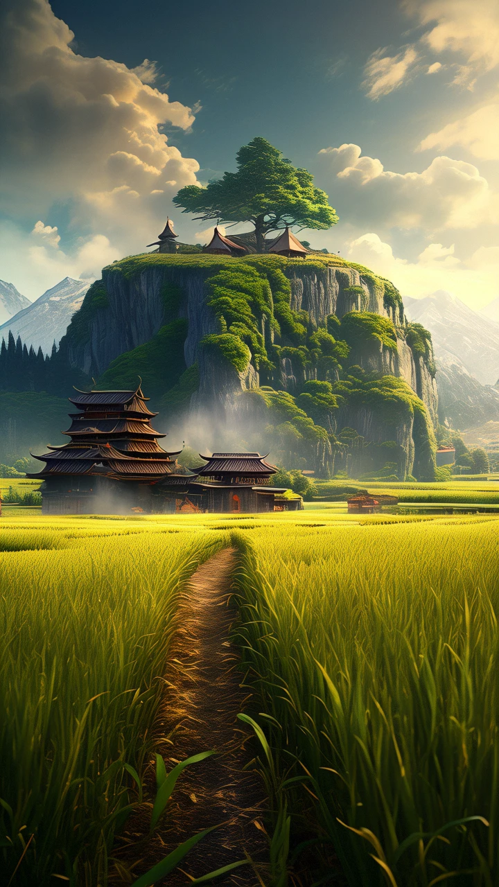 rice paddy/稻田/稲田