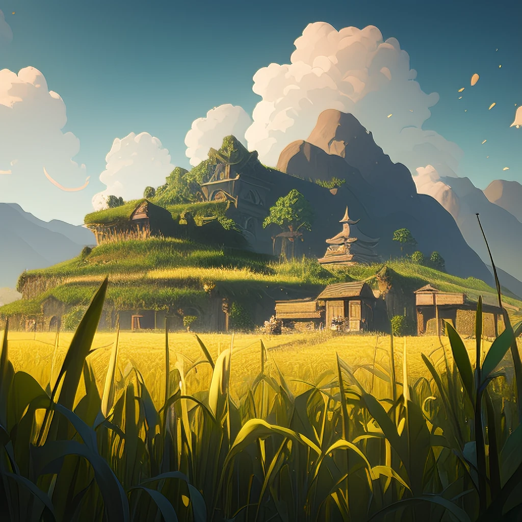 rice paddy/稻田/稲田