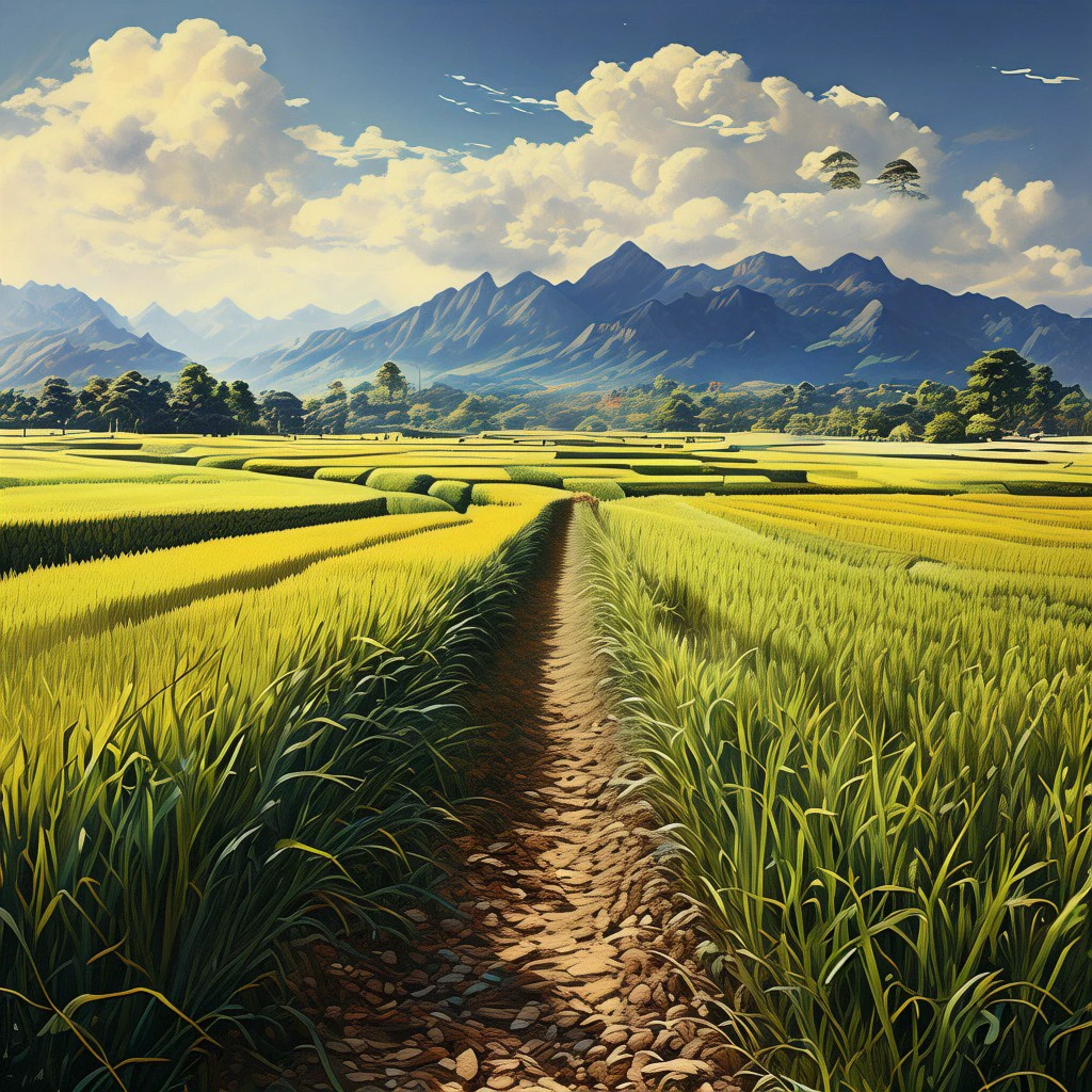 rice paddy/稻田/稲田