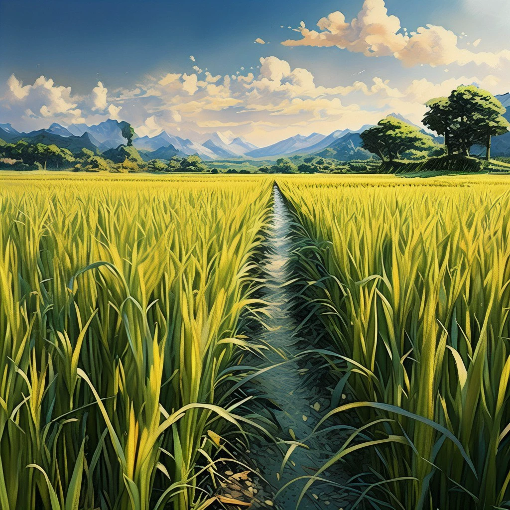 rice paddy/稻田/稲田