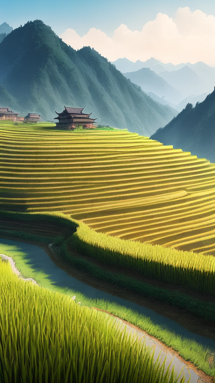 rice paddy/稻田/稲田