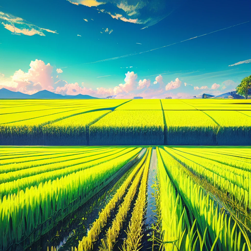 rice paddy/稻田/稲田
