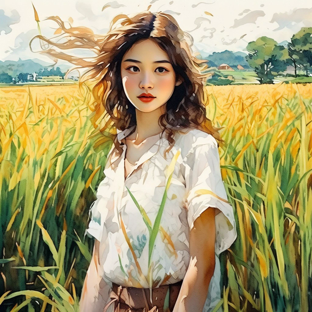 rice paddy/稻田/稲田