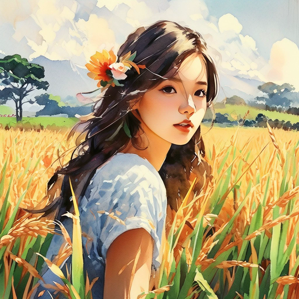 rice paddy/稻田/稲田