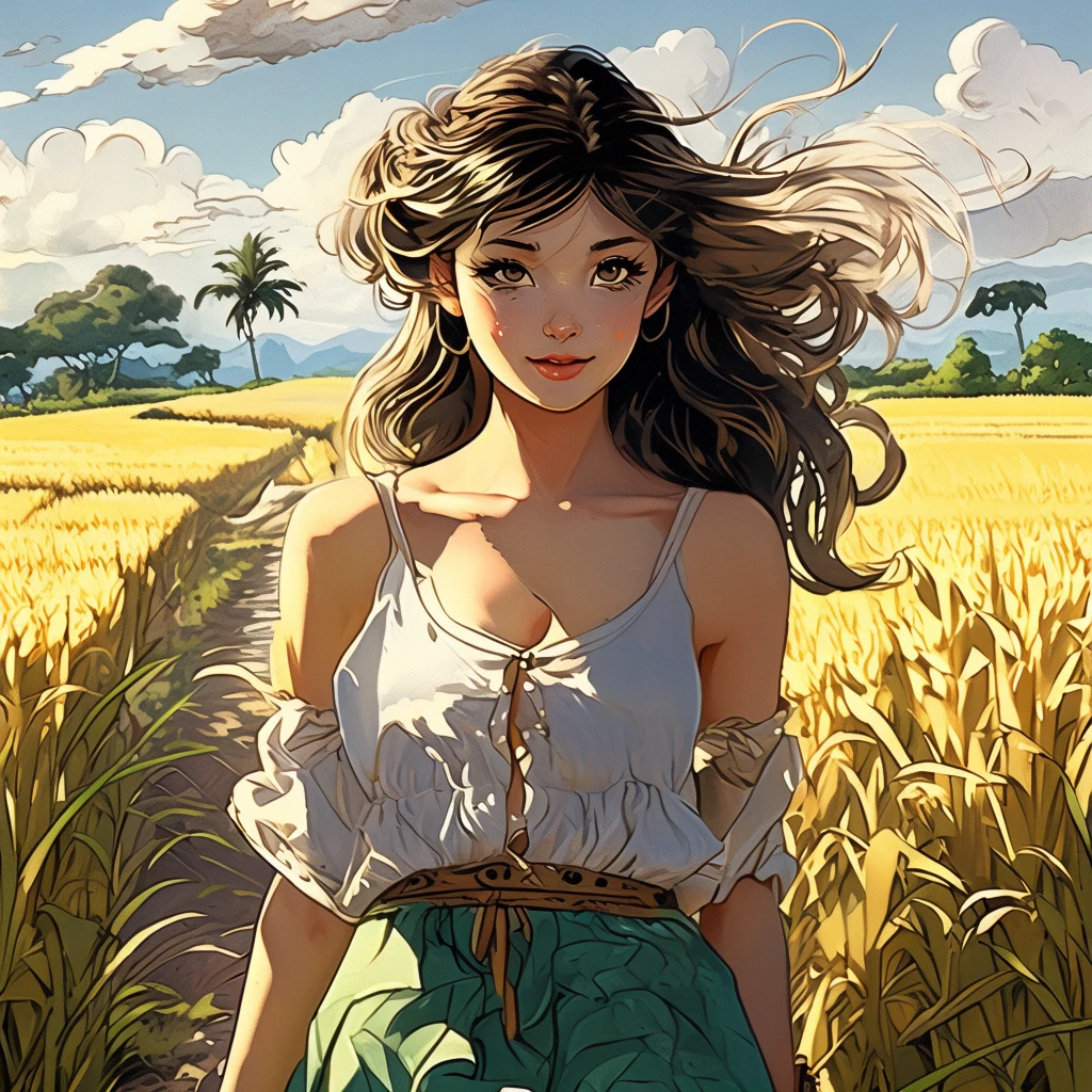 rice paddy/稻田/稲田