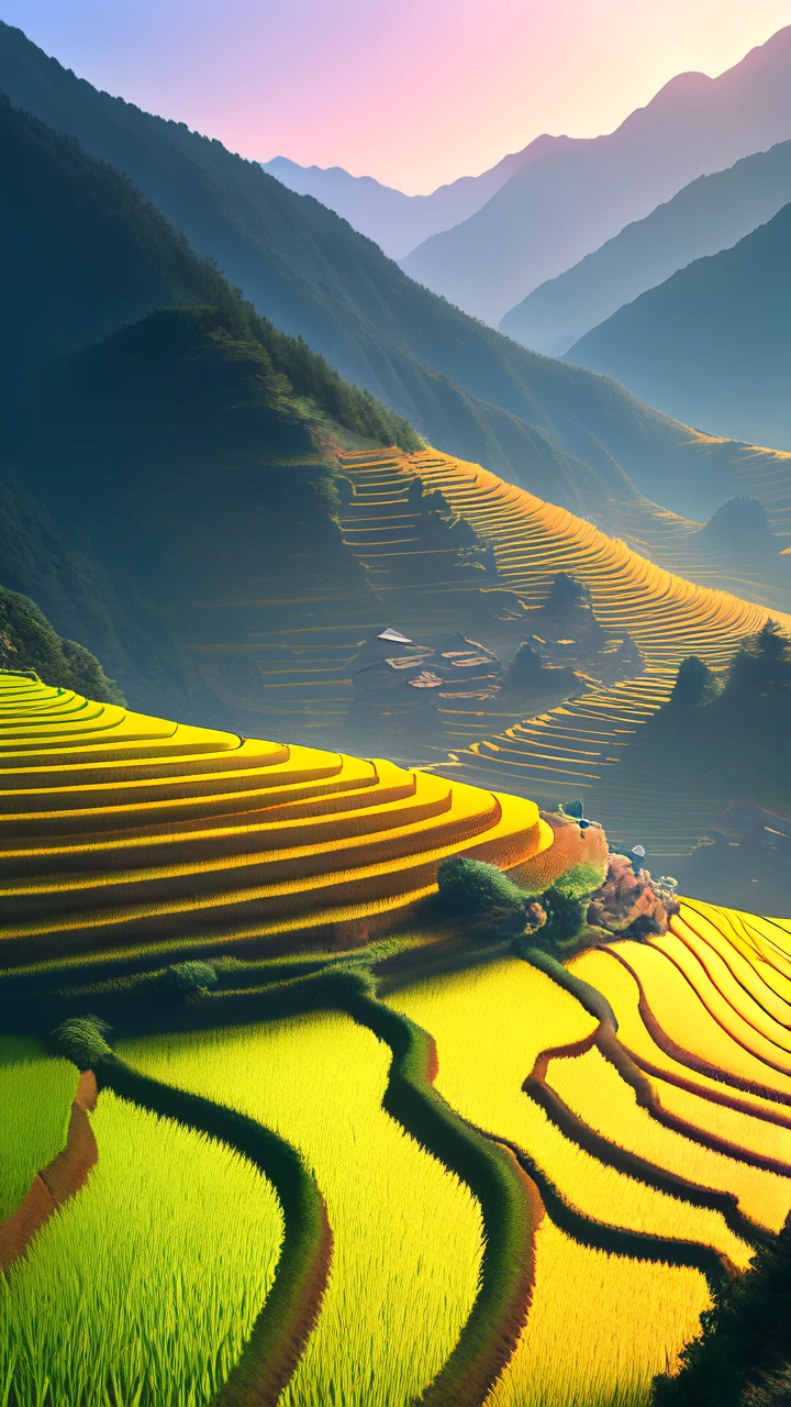 rice paddy/稻田/稲田
