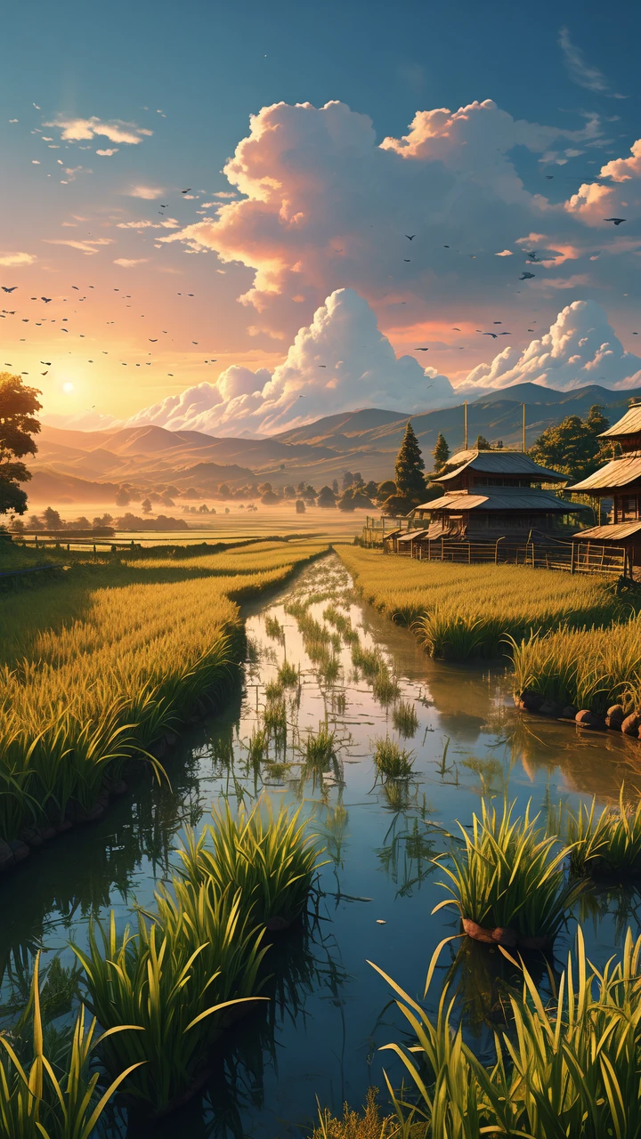 rice paddy/稻田/稲田