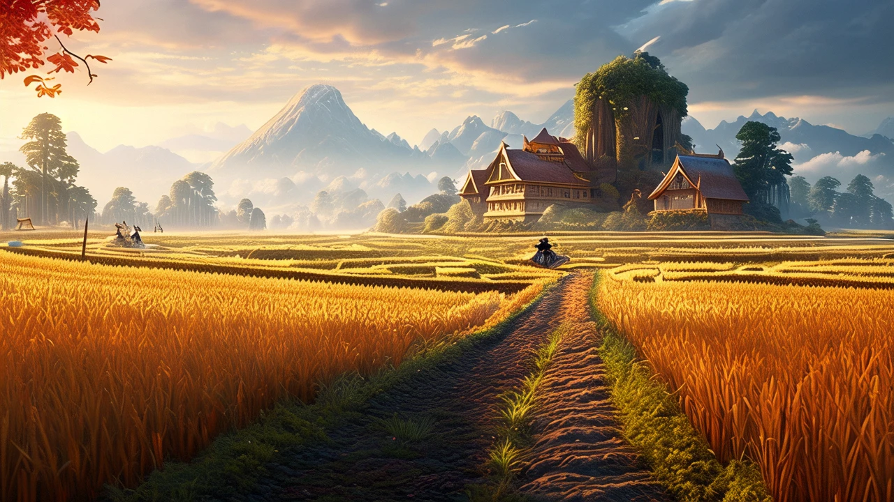rice paddy/稻田/稲田