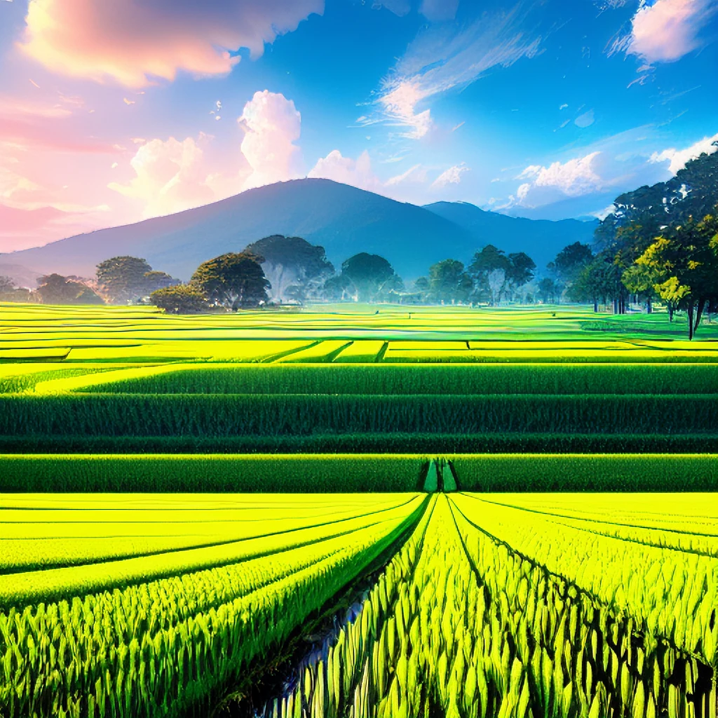 rice paddy/稻田/稲田