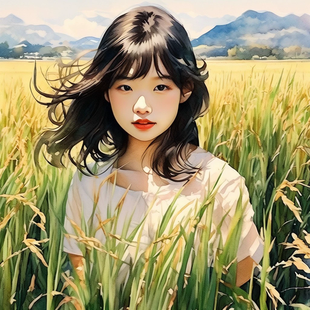 rice paddy/稻田/稲田