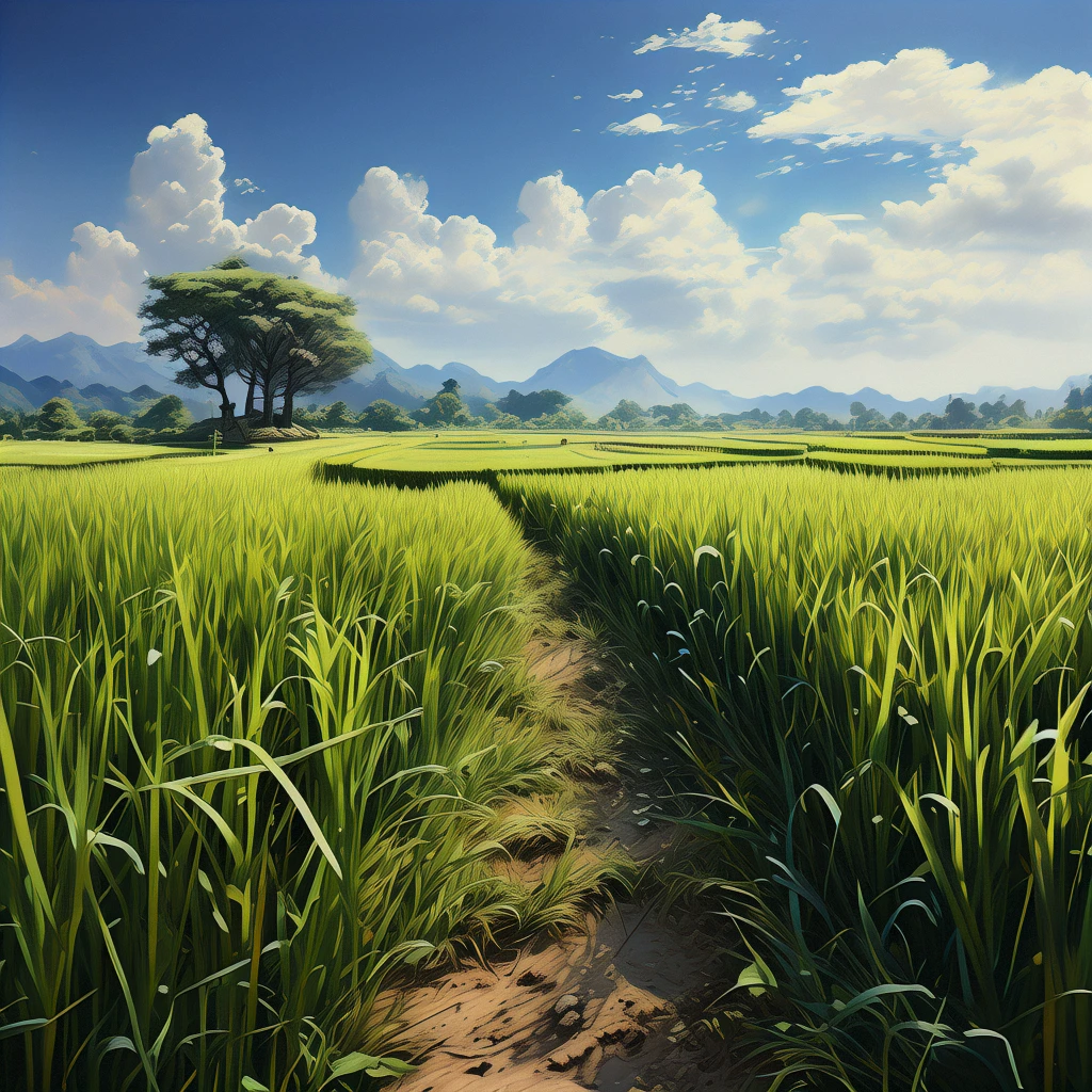 rice paddy/稻田/稲田