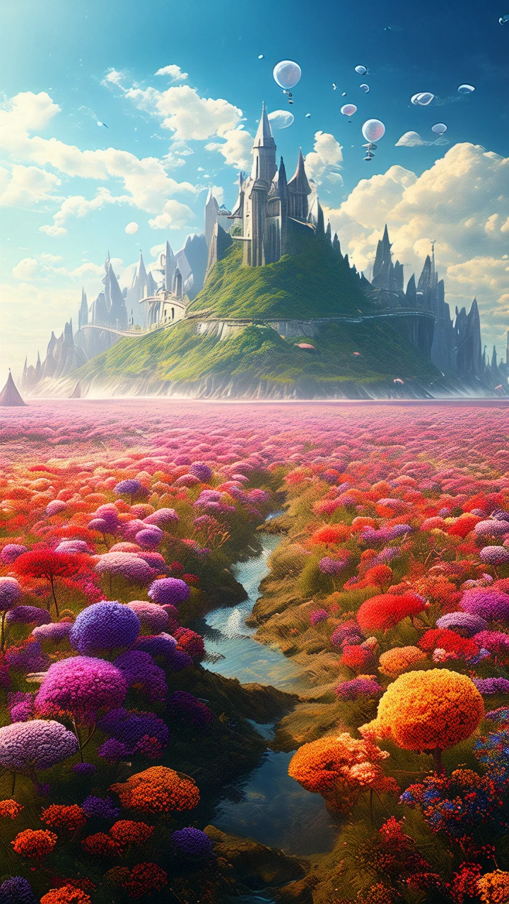 sea of flowers/花海/花の海
