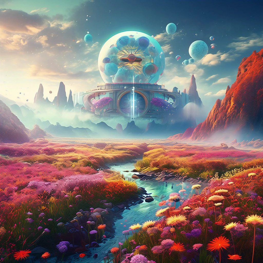 sea of flowers/花海/花の海