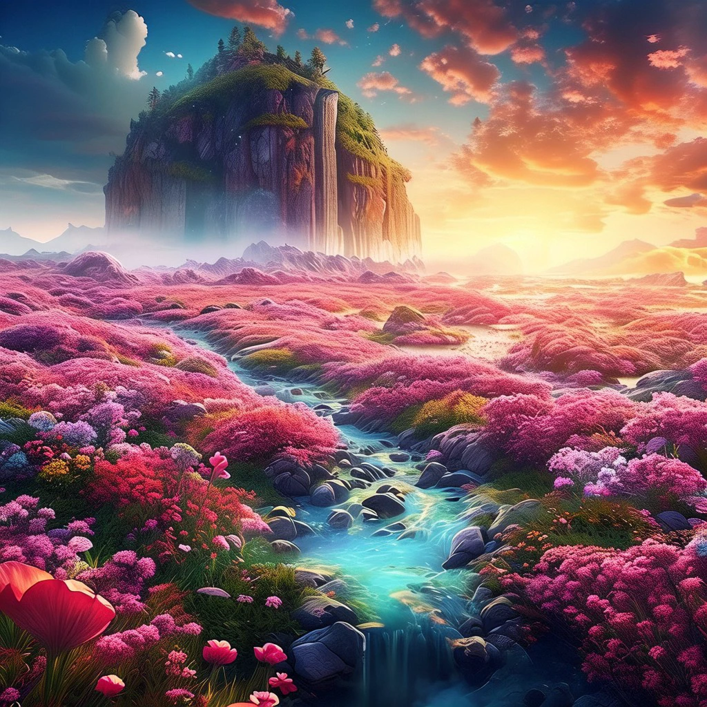sea of flowers/花海/花の海
