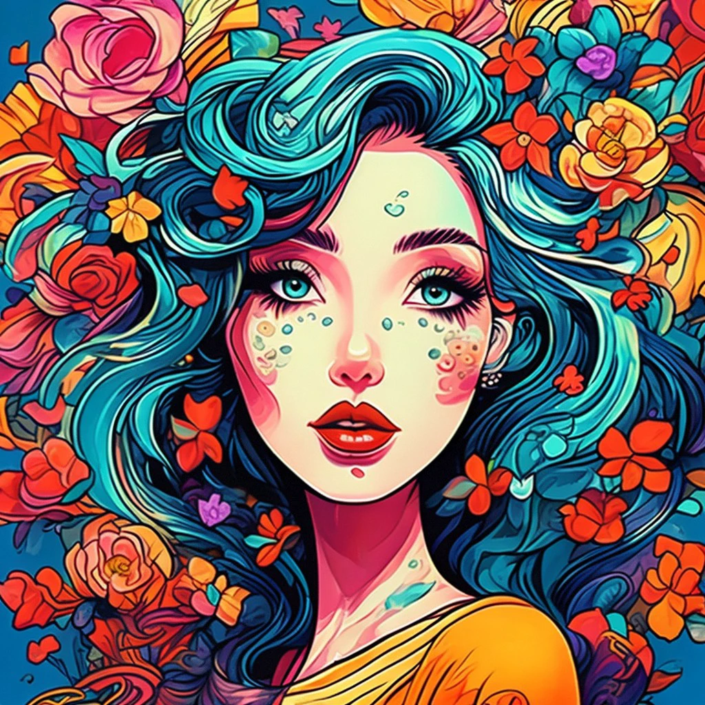 sea of flowers/花海/花の海