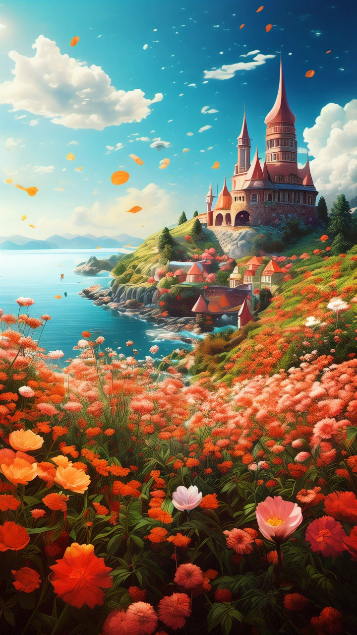 sea of flowers/花海/花の海