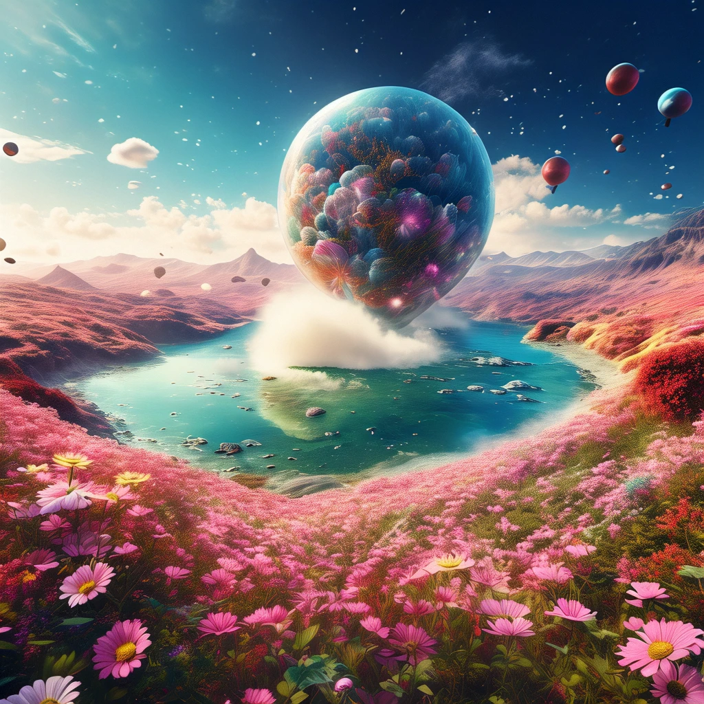 sea of flowers/花海/花の海