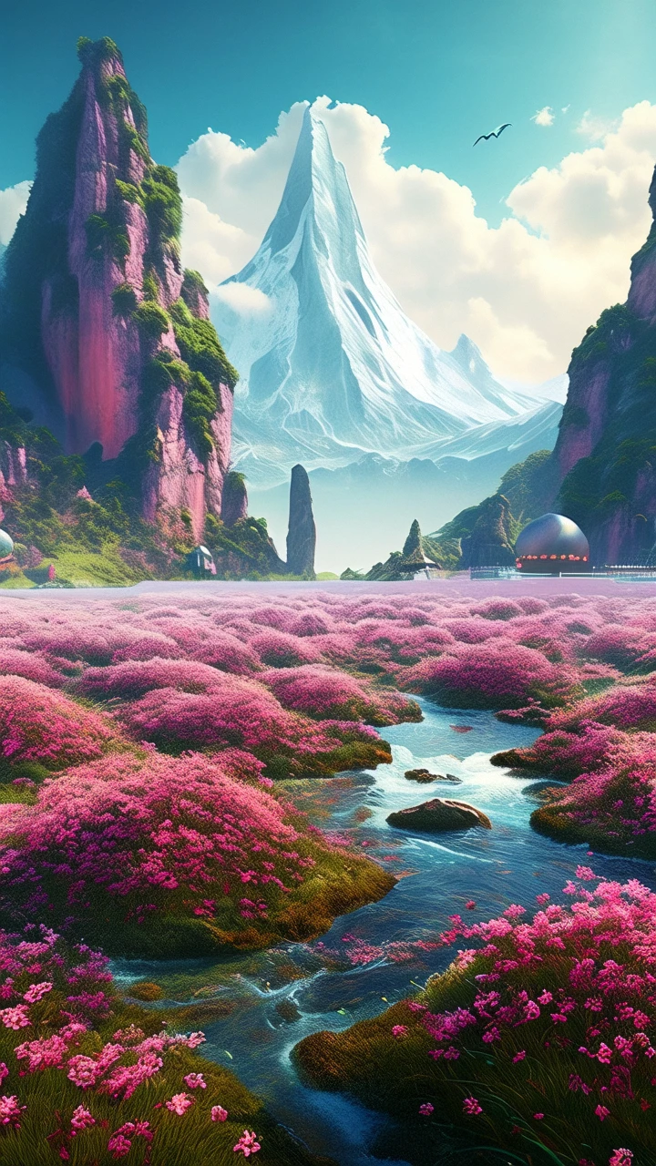 sea of flowers/花海/花の海