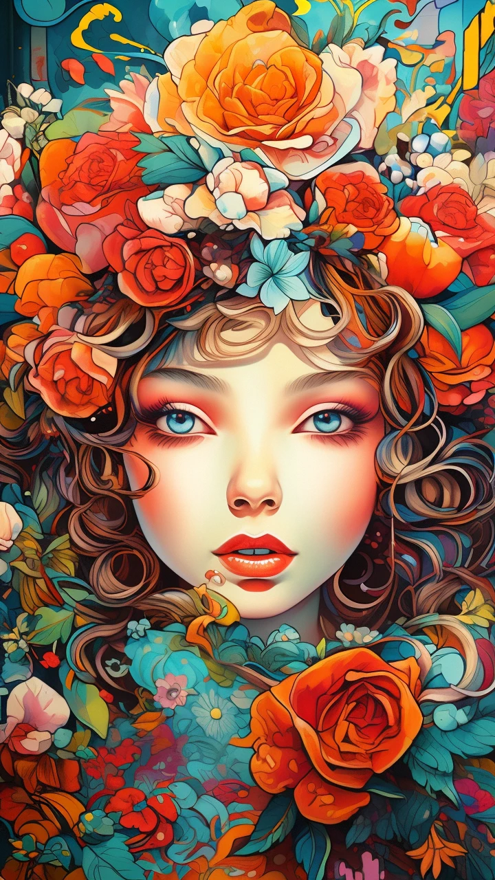 sea of flowers/花海/花の海