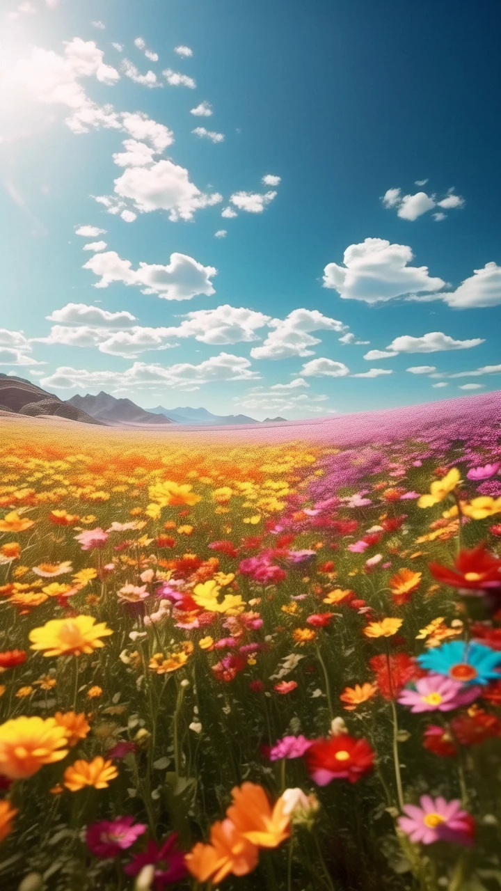 sea of flowers/花海/花の海