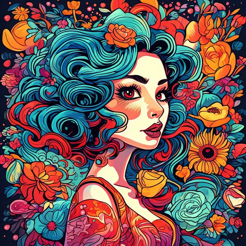 sea of flowers/花海/花の海