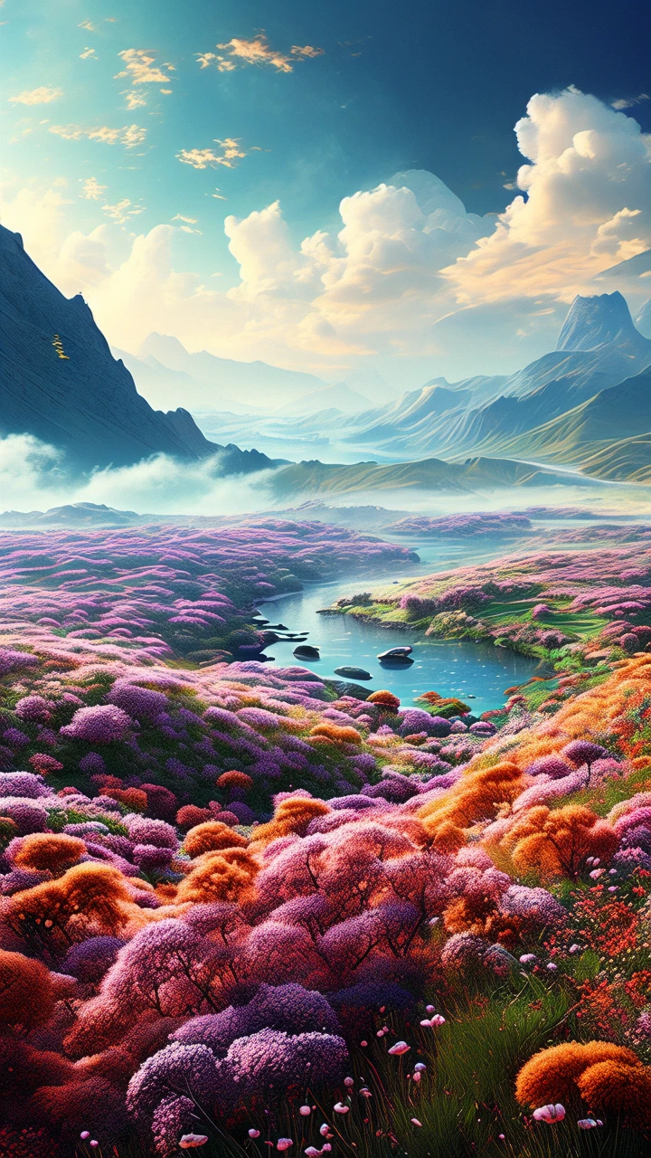 sea of flowers/花海/花の海