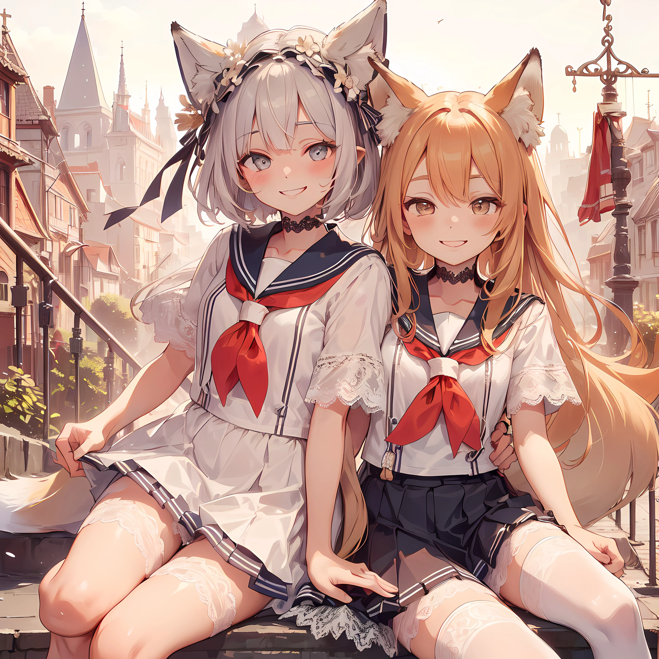 狐少女と古都