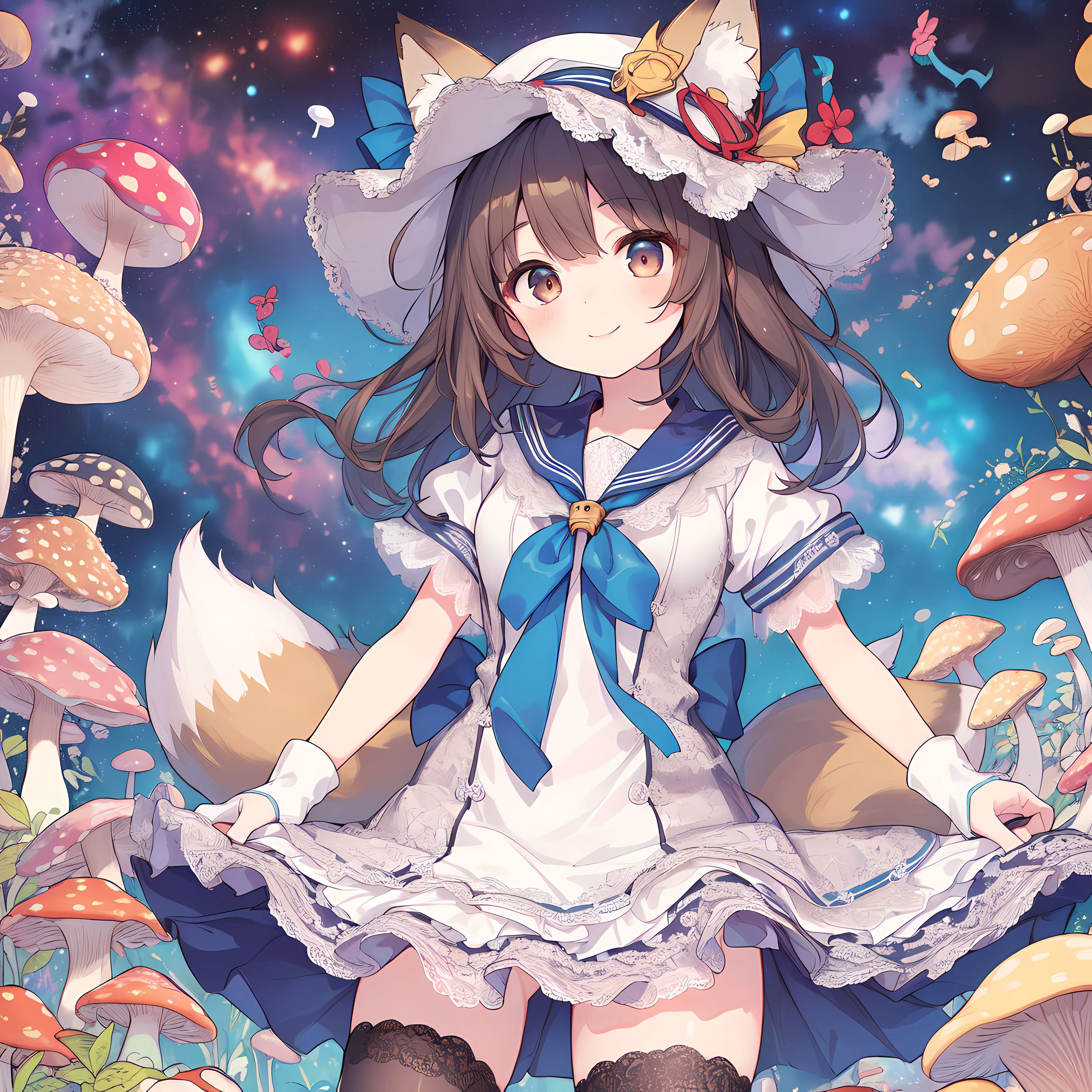 狐少女と銀河キノコ