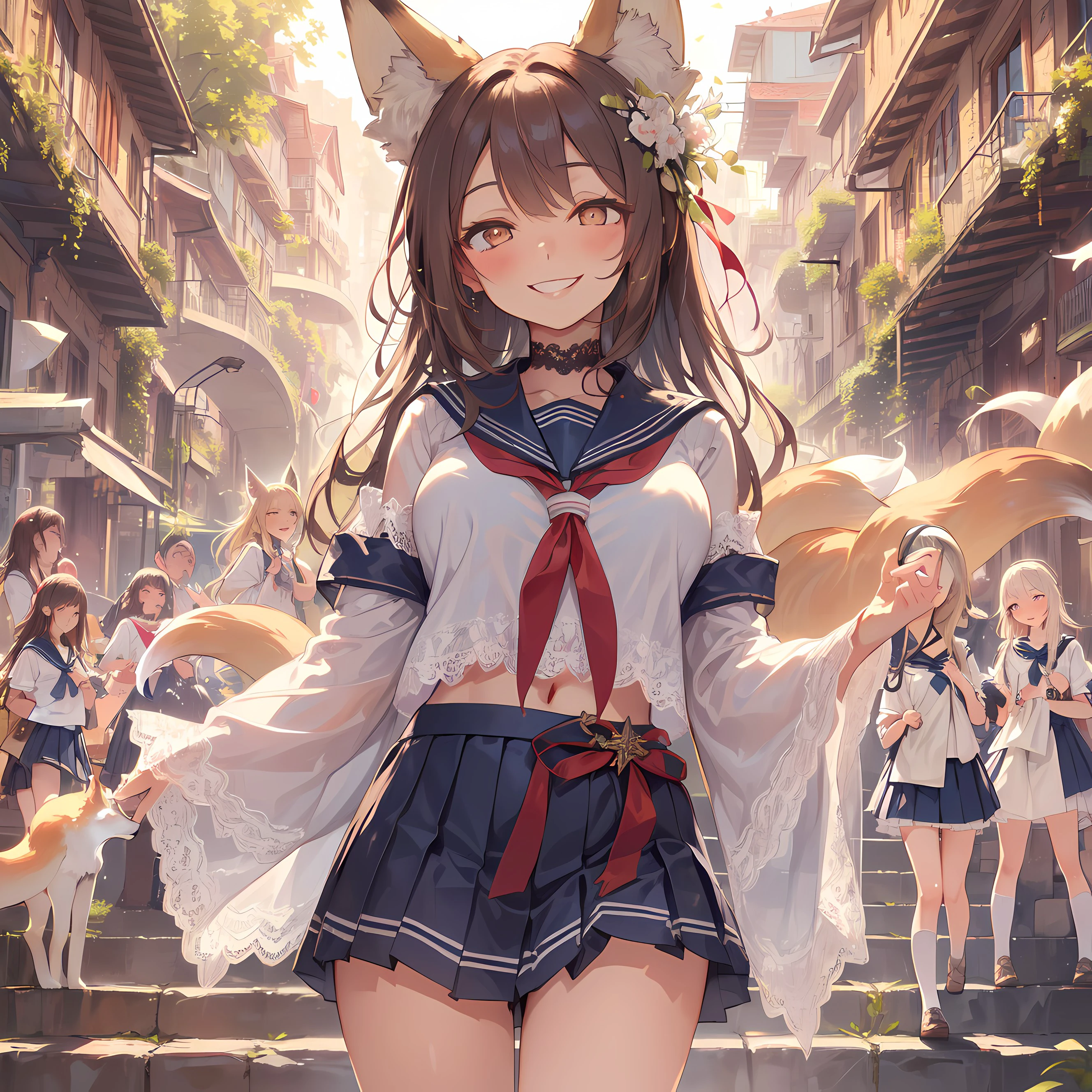 狐少女と古都