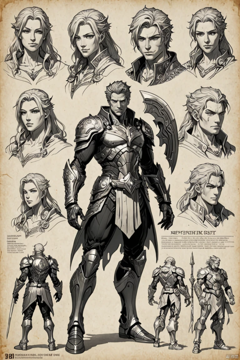 character design sheet/角色设计表/キャラクターデザインシート