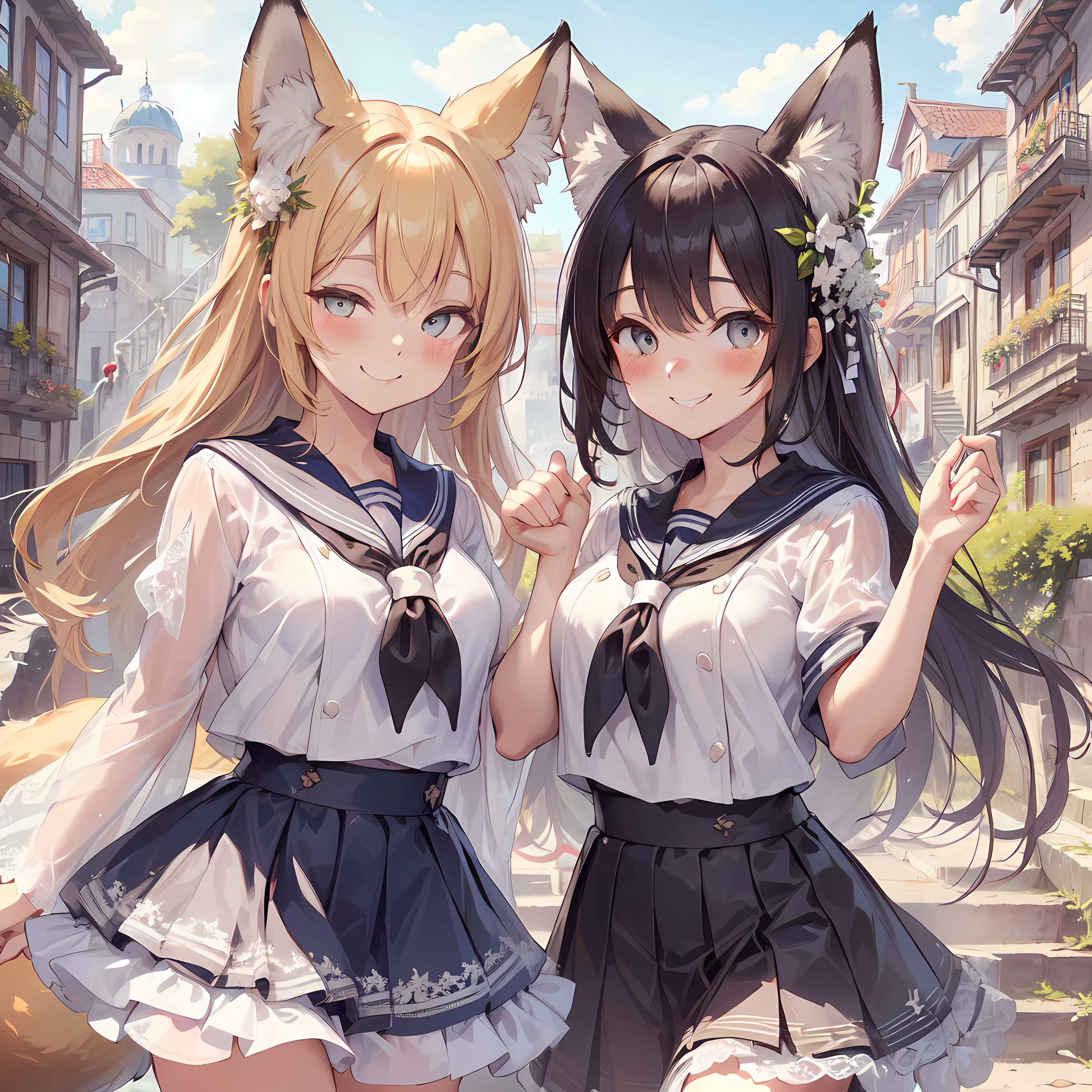 狐少女と古都