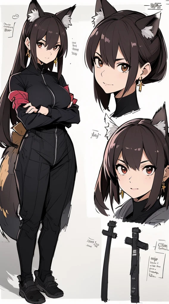 cat or fox？ Today's challenge theme: character design sheet/角色设计表/キャラクターデザインシート