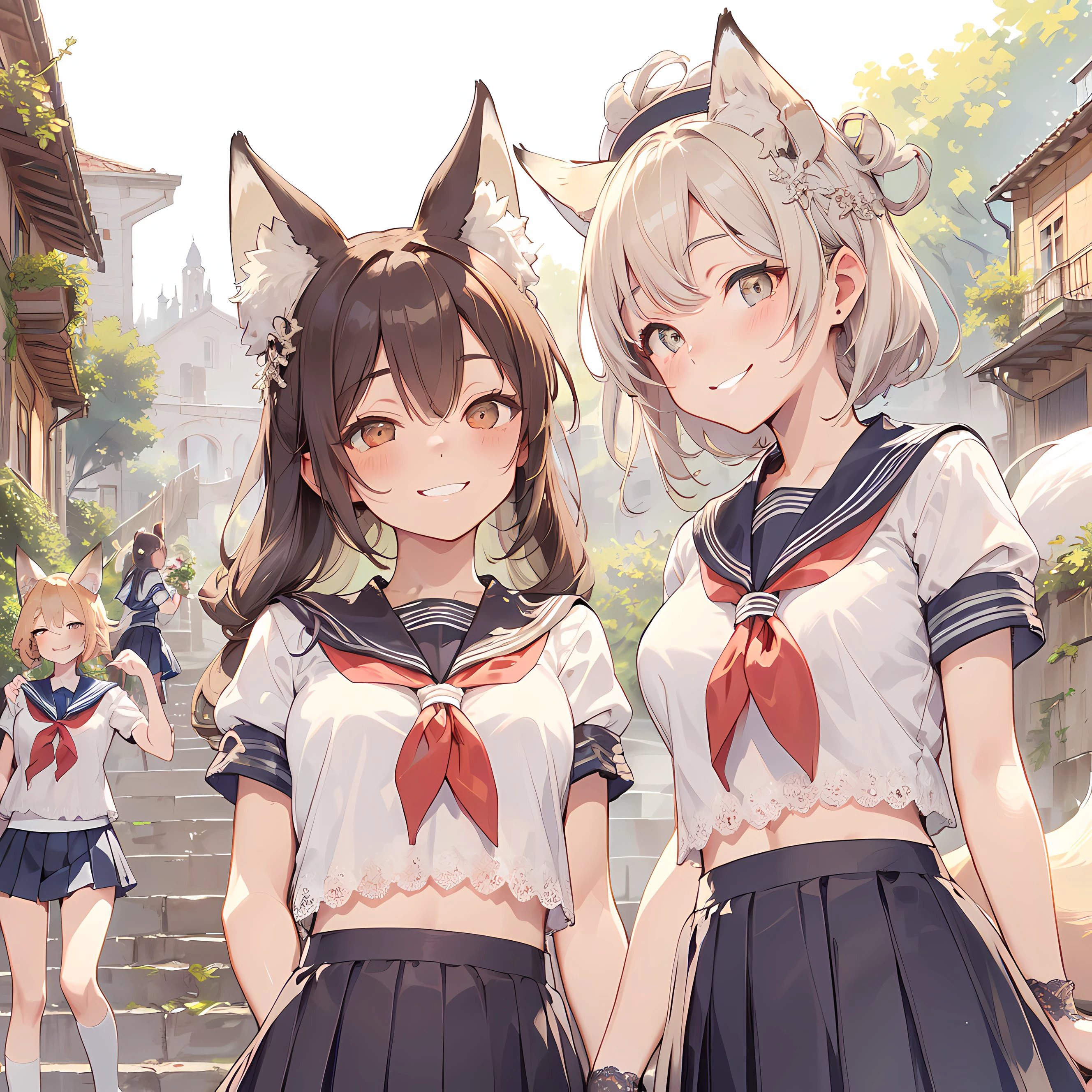 狐少女と古都