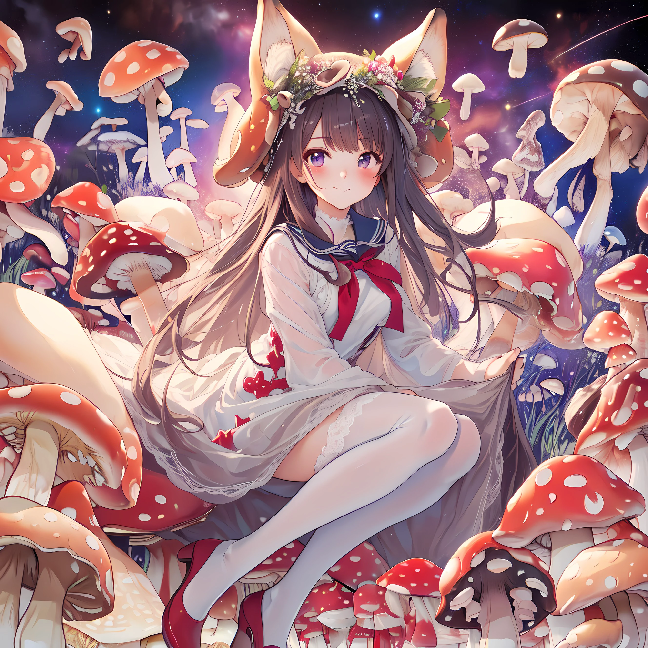 狐少女と銀河キノコ