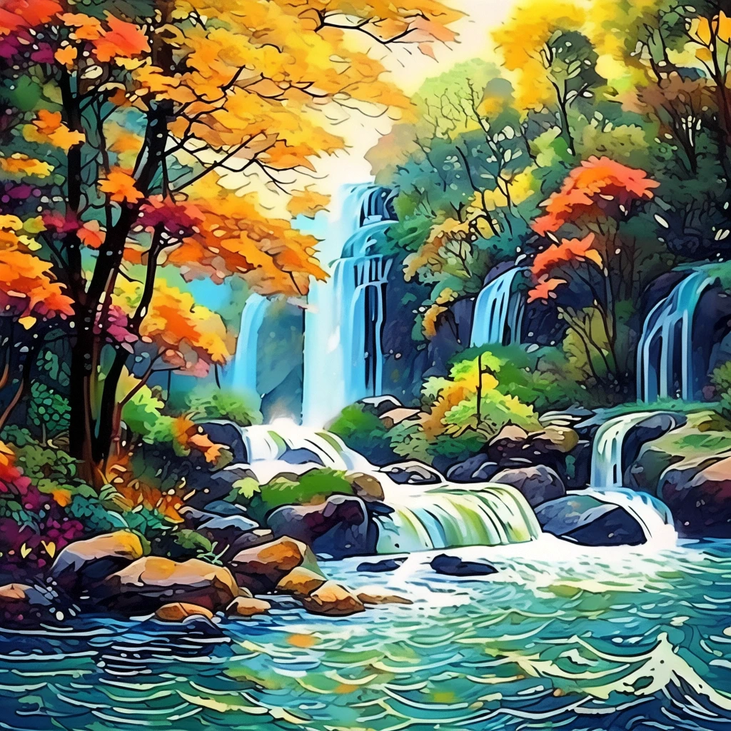 Waterfall/瀑布/滝